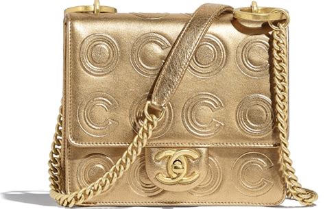 bolso chanel dorado|bolsas chanel pre owned.